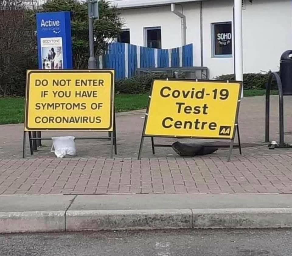 covid signs